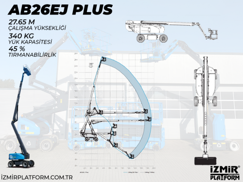 Akl Eklemli Manlift 28 Metrelik